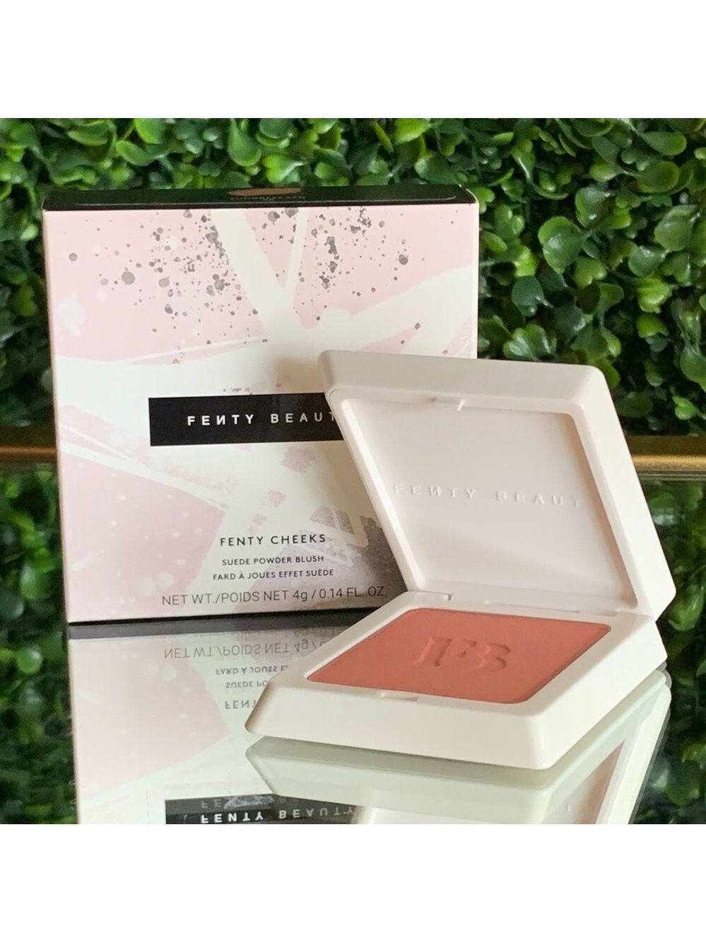 Fenty Cheeks SUNDRESS SZN Suede Waterproof Powder Blush | NEW | Peachy Pink
